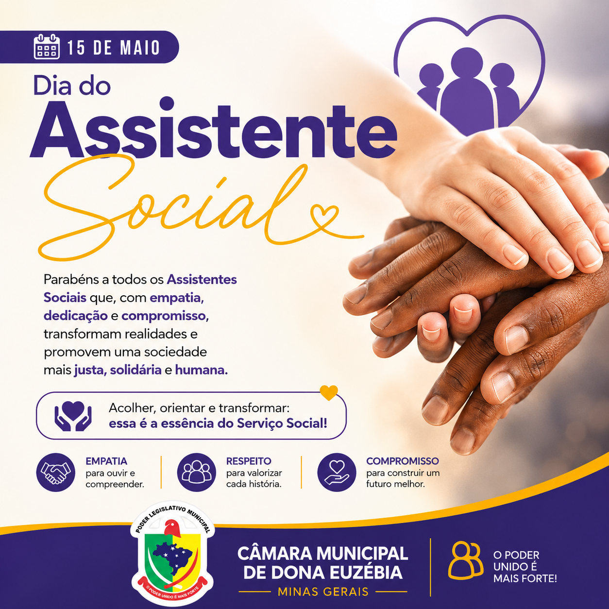 15 de maio — Dia do Assistente Social